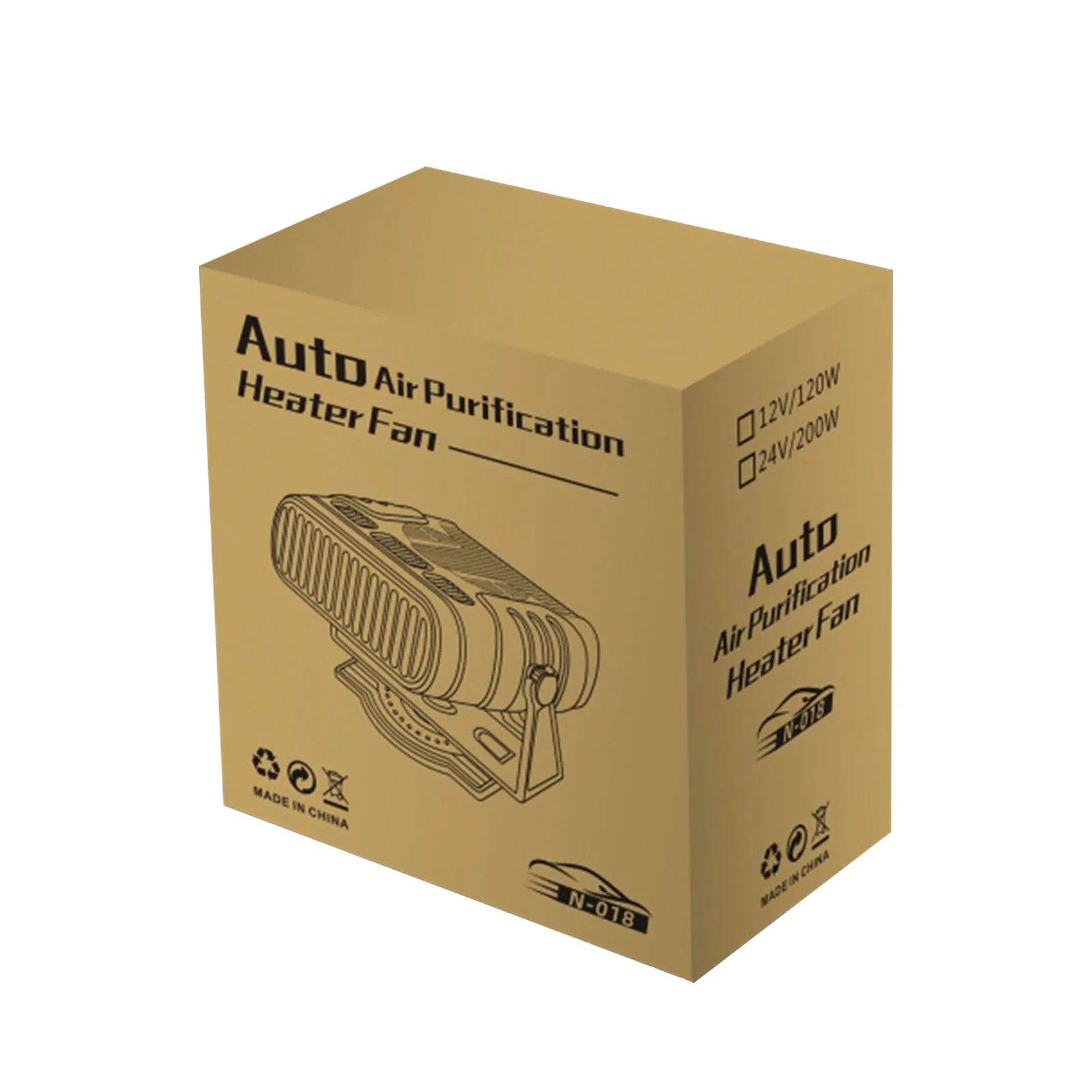 Портативный автомобильный обогреватель электрический вентилятора ветрового