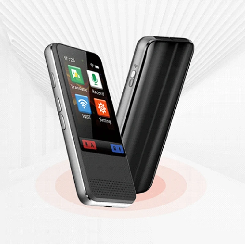 Hot Smart Voice Language Translator Device Real-Time Two-Way Offline Speech/Text Wifi Ips Press Sn Multi-Languages | Электроника