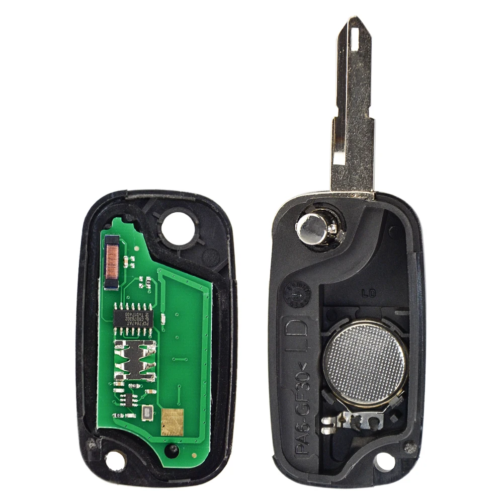 OkeyTech 2 кнопки 433 МГц PCF7946/7947 чип модифицированный Автомобильный ключ