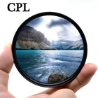 Фильтр для объектива камеры KnightX поляризационный CPL для canon sony nikon 50d 400d 1300d 700d dslr d5300 d3300 фотография 52 мм 58 мм 67 мм