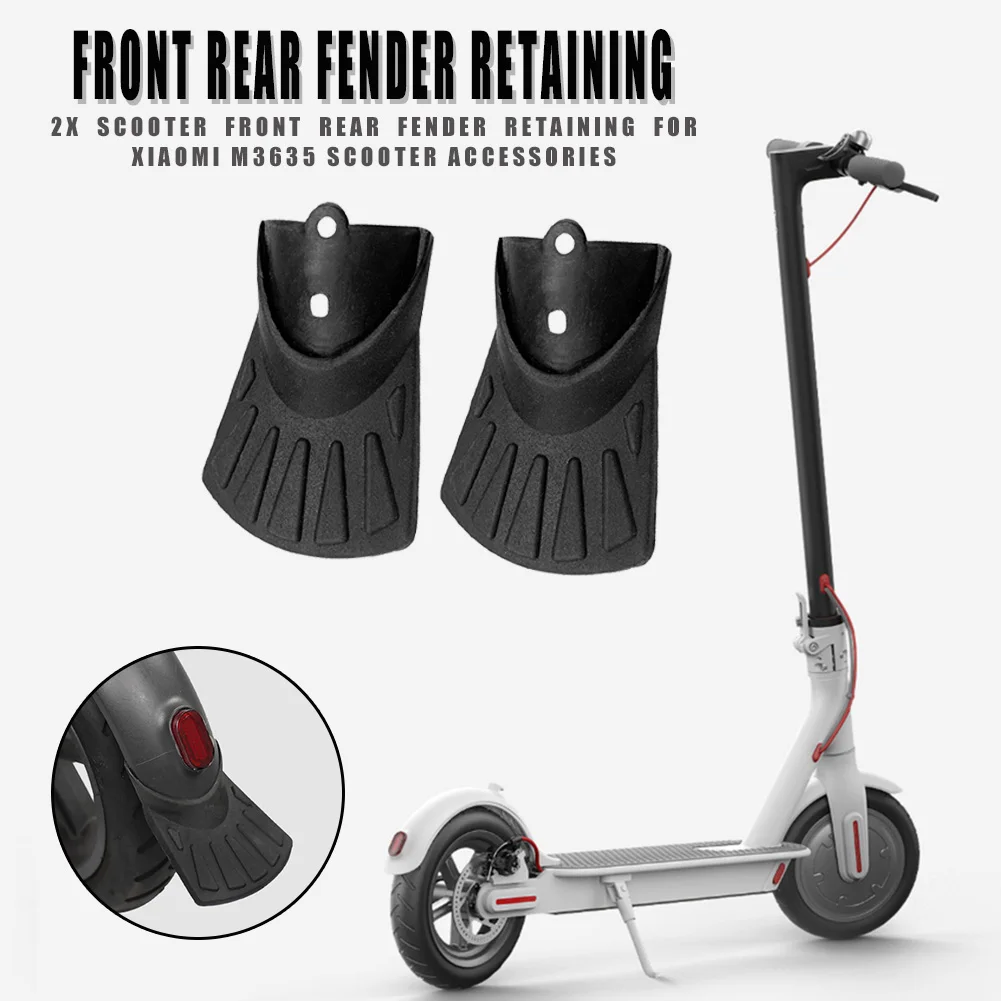 

2pcs Electric Scooter Front Rear Fender Mud Guard Lightweight Retaining Electric Scooter Accessories for Xiaomi Mijia M365