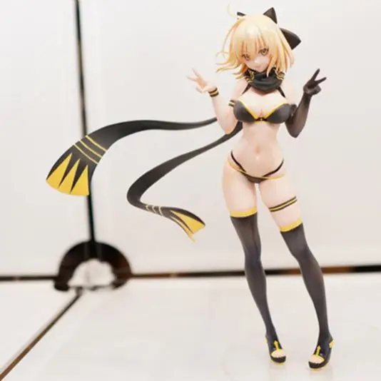 

GK Неокрашенная фигурка из смолы GK, Набор фигурок из смолы Fate Okita Souji, купальник 1/7 Saber, неокрашенный набор из смолы для гаража