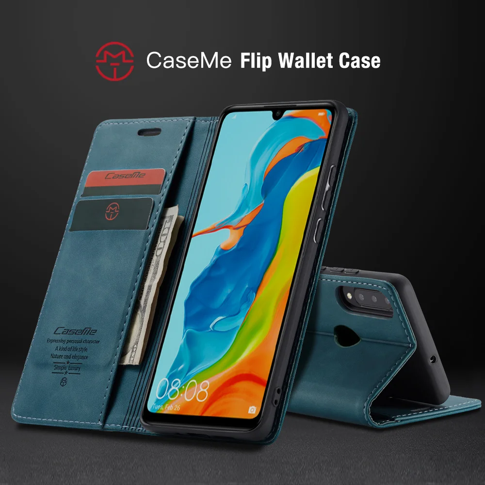 P30 Pro Чехол для huawei P20 Lite, кожаный чехол P30 с металлическим логотипом, кошелек, флип Huewai, Роскошный Ретро шов, высокое качество