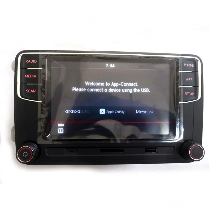 Android Авто Carplay Кнопка Новое обновление RCD330 RCD330G плюс автомобильное радио с