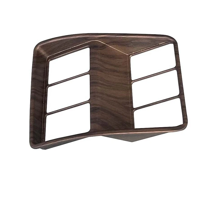 

For Honda CRV CR-V 2017 - 2021 Peach Wood Grain Head Light Lamp Light Contral Cover ESP Off Switches Buttons Frame Trim