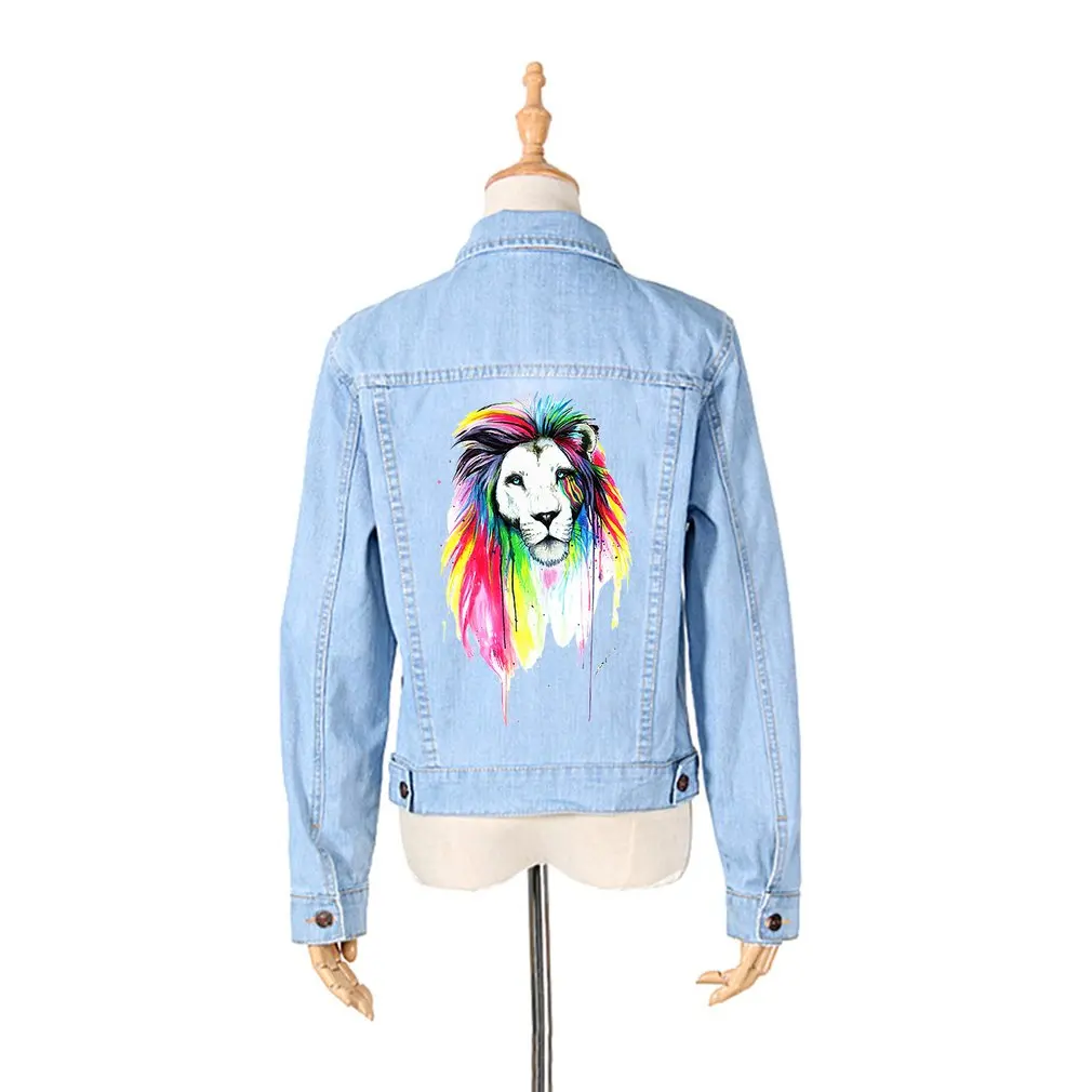 DIY патч теплопередача футболка переводная наклейка одноуровневая моющаяся