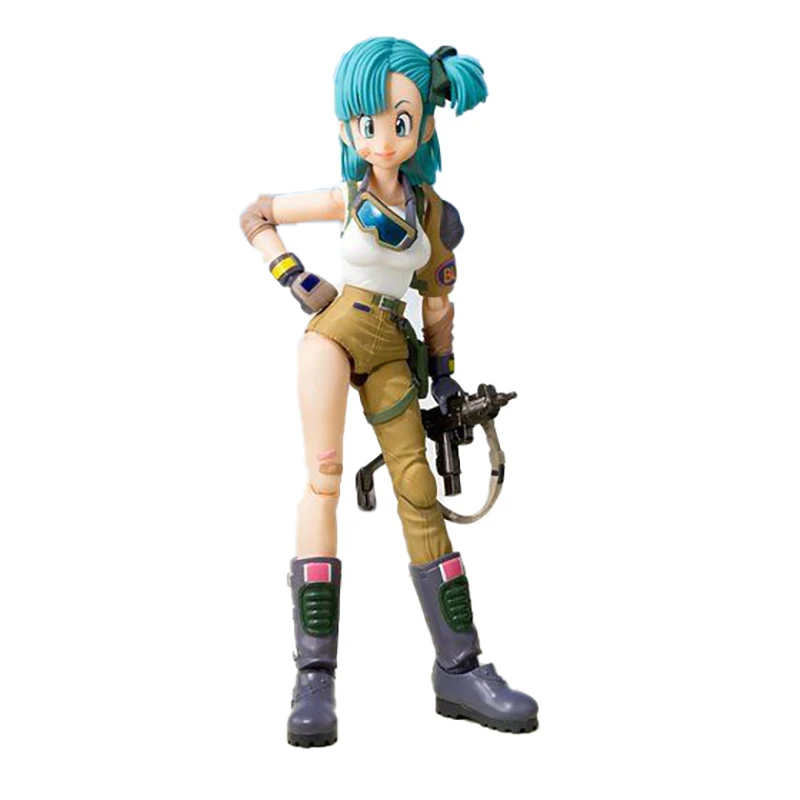 

Bandai Shf Figurine Dragon Ball Z Bulma 14Cm Action Anime Figure Model Toy Dragon Ball Z Figure