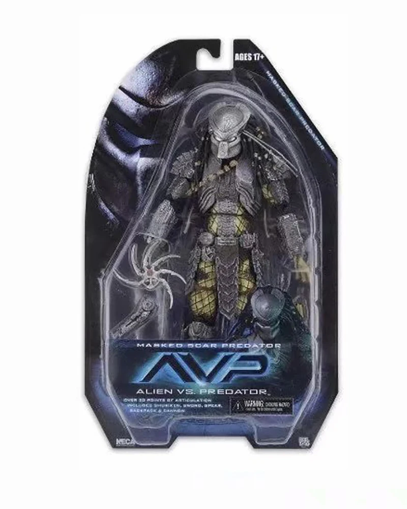 Экшн фигура AVP в виде шрама маске хищника кельтский измельчитель NECA ПВХ фигурки