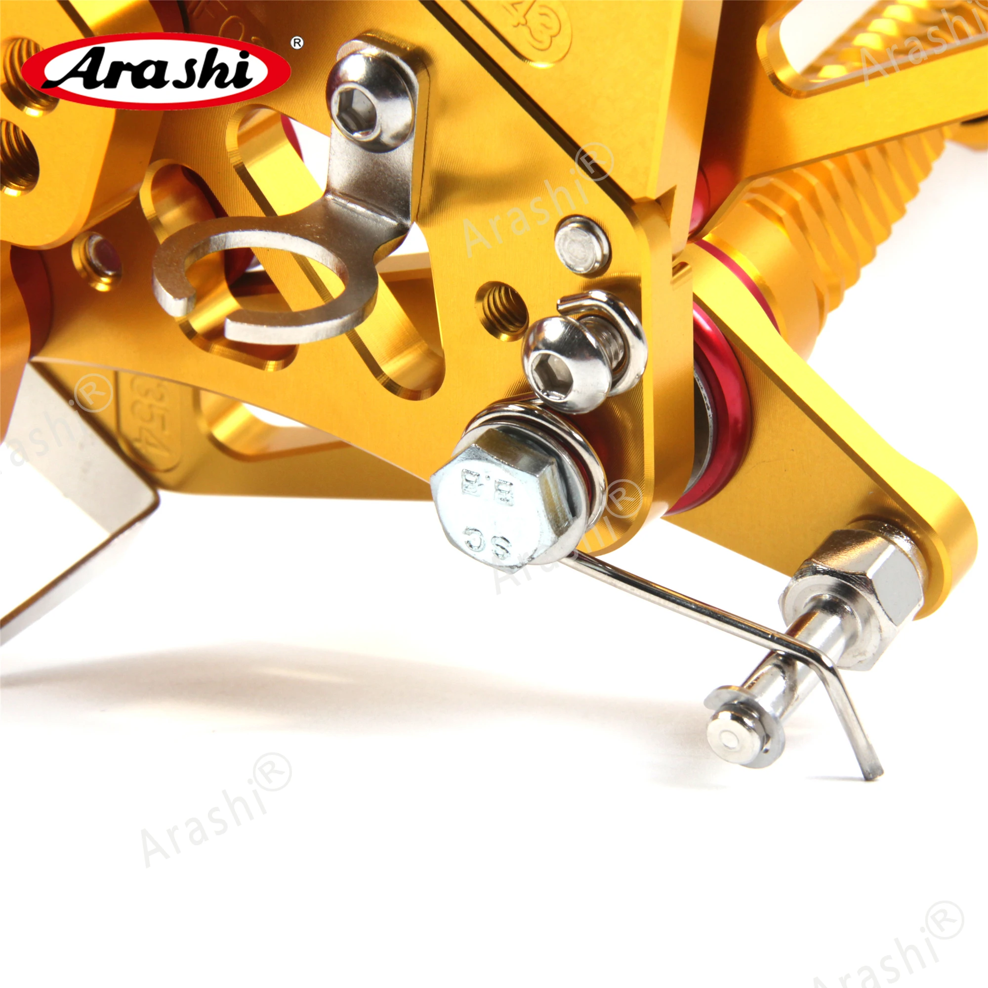 Араши для SUZUKI GSXR1300 Hayabusa 1999-2007 Rearset Регулируемые подножки 2000 2001 2002 2003 2004 2005 2006 с ЧПУ
