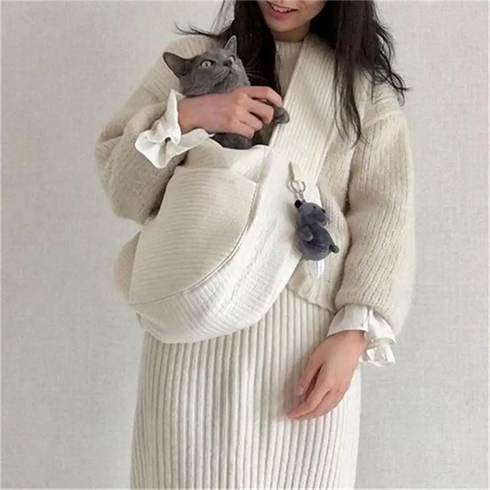 

Pet Dog Carrier Outdoor Travel Handbag Single Shoulder Bag Sling Comfort Travel Tote Shoulder Bag Breathable