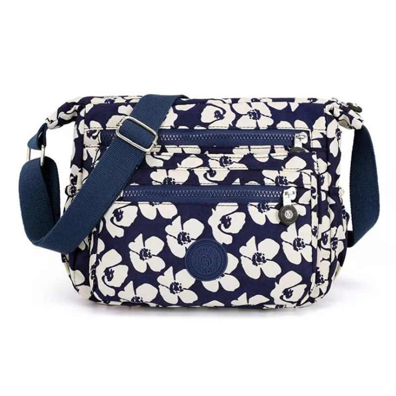 Women Fashion Waterproof Nylon Shoulder Bags Retro Crossbody