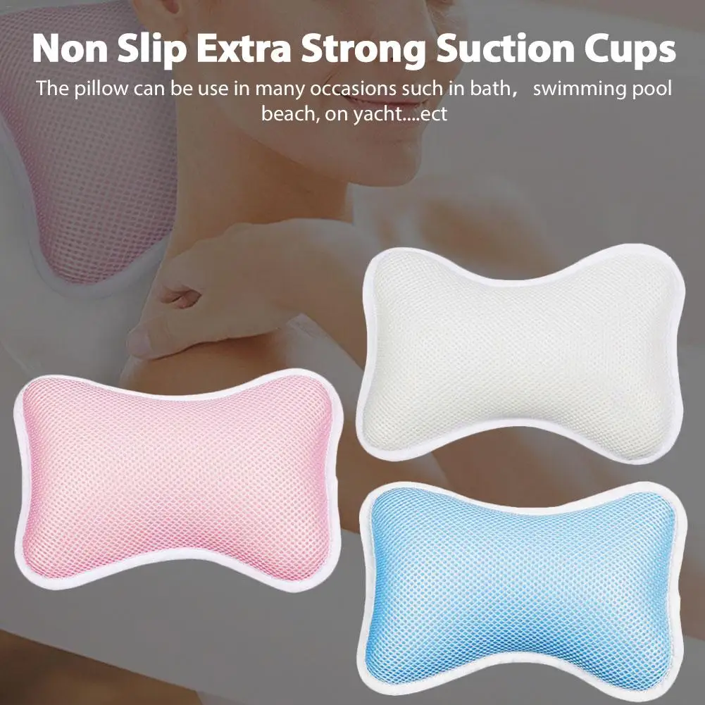 Подушка для ванны джакузи спа подушка с 2 большими присосками держатель головы