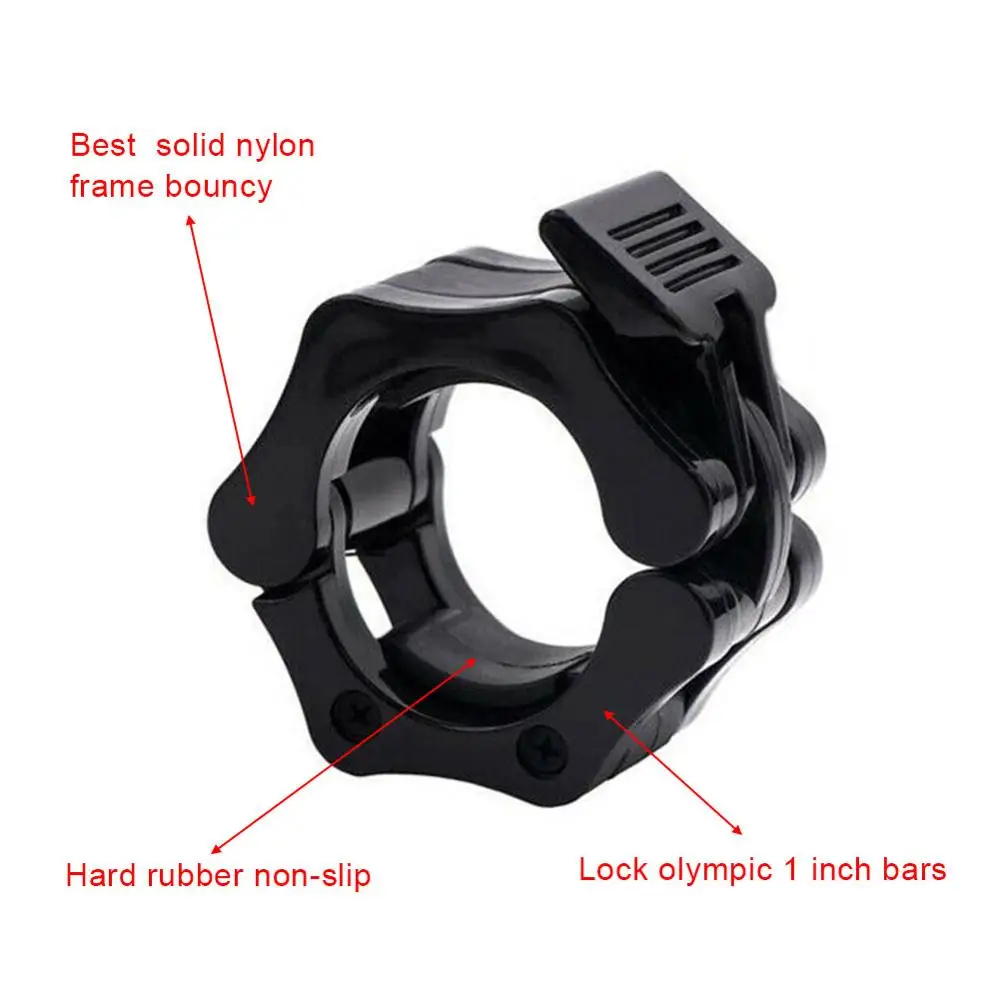 

1 Pair 25mm Dumbbells Man weightlifting Barbell Clamps Collars Lock Fitness Musculation Standard Collars Dambil Gym Jaw Buckle