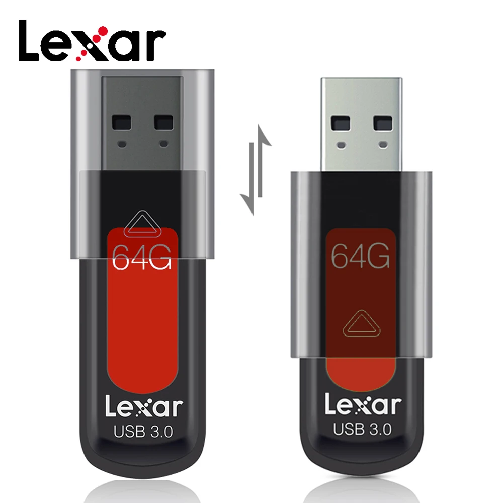 Флеш-накопитель Lexar S57 USB 128/256/32/64 ГБ максимальная скорость чтения 150/МБ/с. |