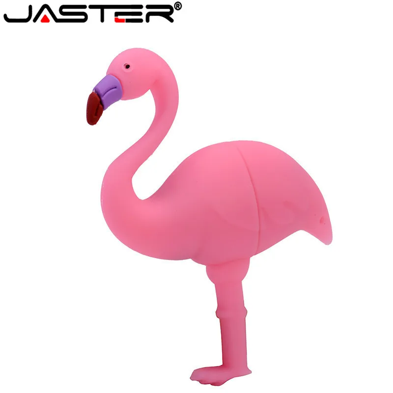 USB флеш накопитель JASTER в виде фламинго 32 4 Гб|USB флэш-накопители| |