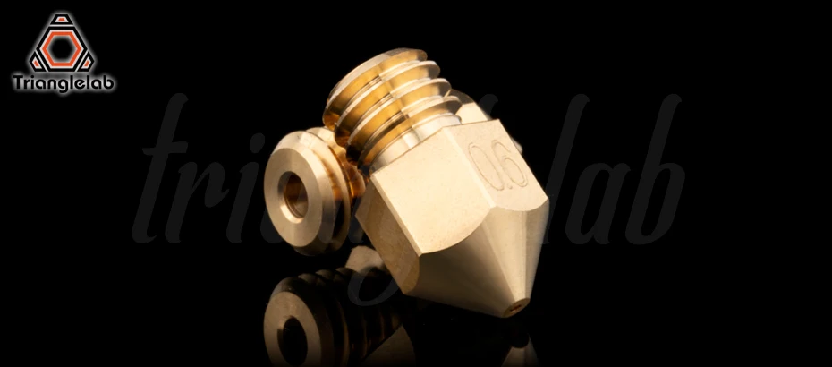 Trianglelab Swiss MK8 латунная насадка m6 нить 1,75 мм нить для 3D принтеров hotend J-head cr10 блок тепла ender3 hotend