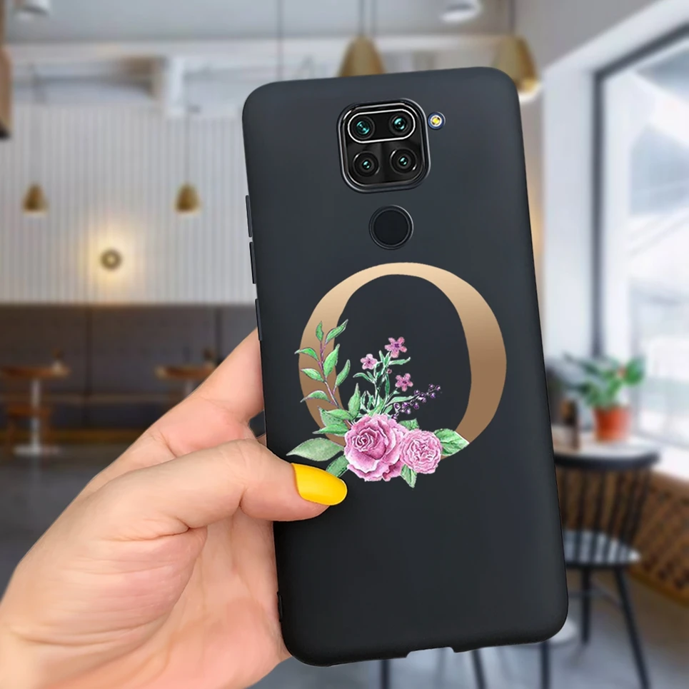 cases for xiaomi blue Ốp Lưng Dành Cho Xiaomi Redmi Note 9S Redmi Note 9pro Note 9 Pro Max Ốp Lưng Mềm Mờ Chữ Silicone Bảo Vệ bao Da Dành Cho Xiaomi Note9s xiaomi leather case