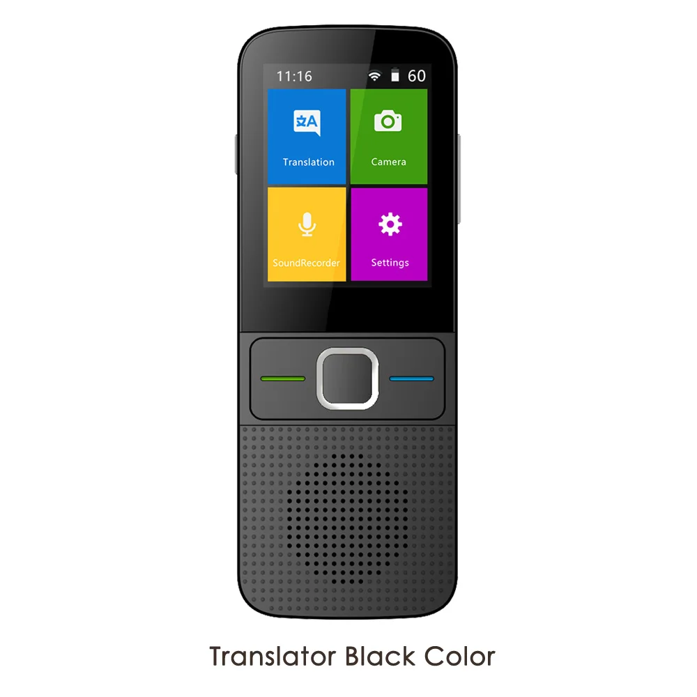 Translator Black Фото камера 137 нескольких языков автономный переводчик Портативный Смарт Голосовые переводчики в режиме реального времени интеллектуальное устройство переводчика - Цвет: Translator Black