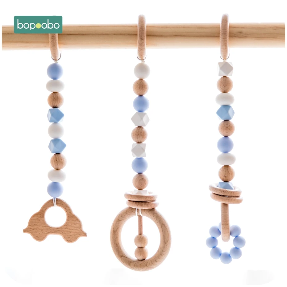 Bopoobo 1 набор, Детские деревянные игрушки для детей, для занятий спортом, детский спортивный музыкальный подарок, игрушки для новорожденных, сенсорная структура, подарки для кормящих детей - Цвет: Car Set