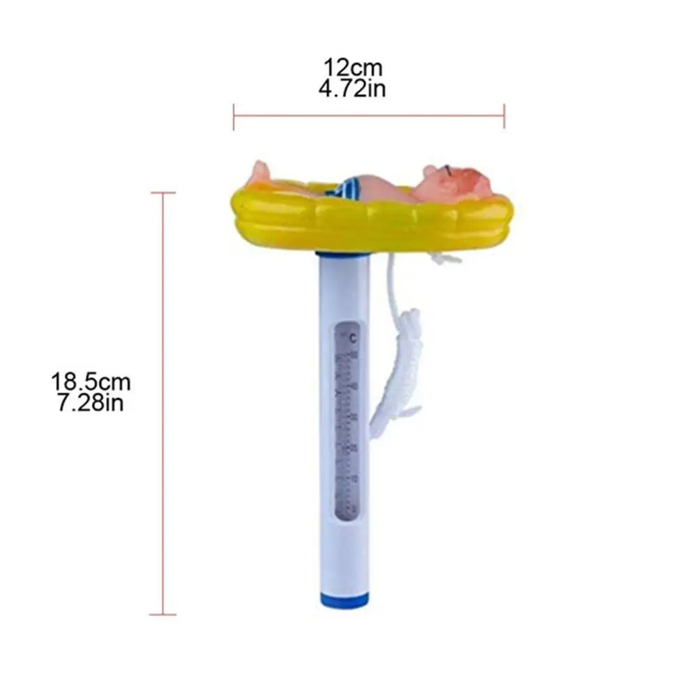

Swimming Pool Floating Thermometer With Fahrenheit And Celsius Outdoor Indoor Water Temperature Measurement Tool