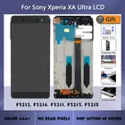ЖК-экран в сборе с сенсорным стеклом для Sony Xperia XA Ultra F3212, F3216, F3211, F3213, F3215, с запасными частями