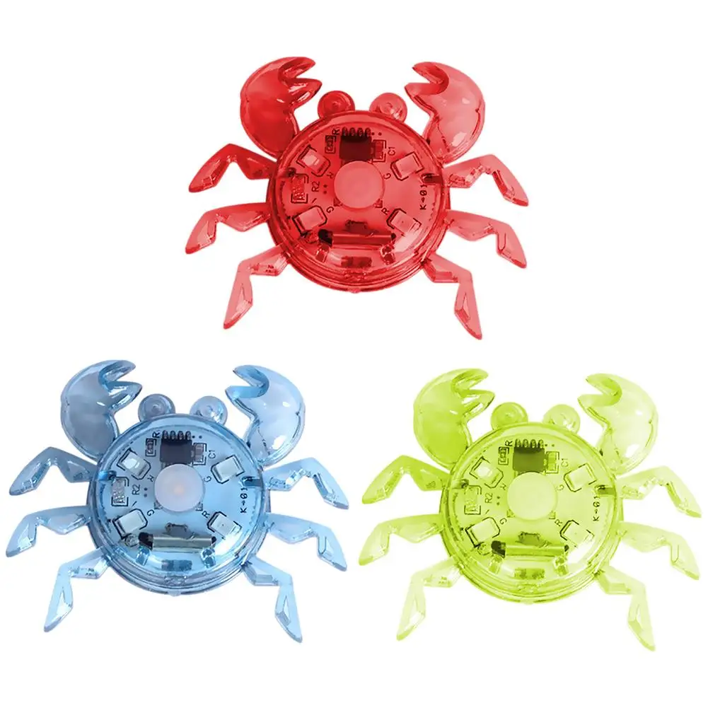 

Bicycle Wheel Warning Light Crab Spoke Light Innovative Waterproof Bicycle Spoke Light Easy To Install Bicycle Safety Parts