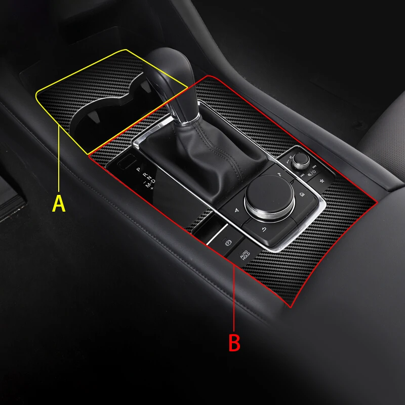 For Mazda 3 Axela BP 2019 2020 Stainless Steel Car Gear Shift Box Panel Cover Water Cup Holder Sticker Trim Strip Accessories | Автомобили
