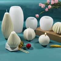 pear shaped scented candle silicone mold bottle shaped fan shaped hand diffusion stone abrasive tool