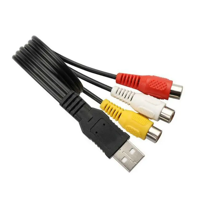 Кабель-адаптер с USB штекером на 3RCA AV для HDTV UK | Компьютеры и офис