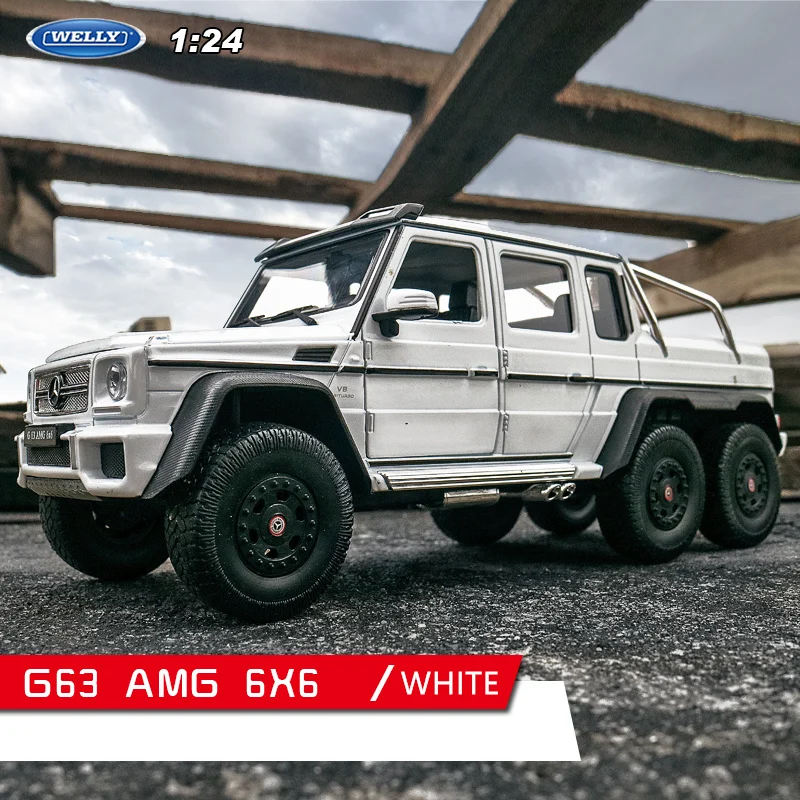 G63 AMG Welly 1:24 Mercedes-Benz G500 G55 автомобиль сплав модель автомобиля моделирование автомобиля украшение коллекция Подарочная игрушка Литье под давлением модель игрушка для мальчиков - Цвет: G63 AMG