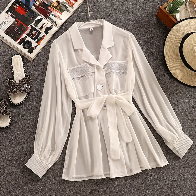 Новинка осени 2020 женские комплекты корейская мода v-образный вырез шифоновая