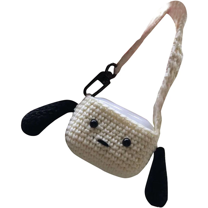 Чехол для AirPods Pro 2019 Вязаный милый плюшевый защитный чехол против потери Air-Pods 3