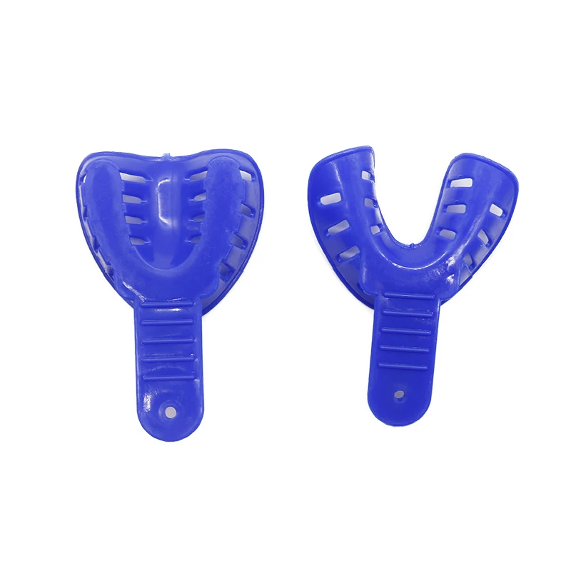 5pairs Dental Tray for Children Disposable Plastic Impression Tray Full Mouth Mold Tray