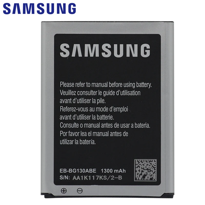 Samsung телефон батарея EB-BG130ABE 1300 мАч для samsung Galaxy Star 2 G130 G130E G130H G130HN G130BU/DS батареи