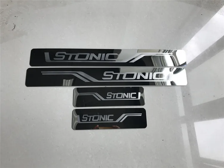 Автомобильные наклейки 4 шт./лот для 2017 2018 KIA STONIC ультратонкая накладка из