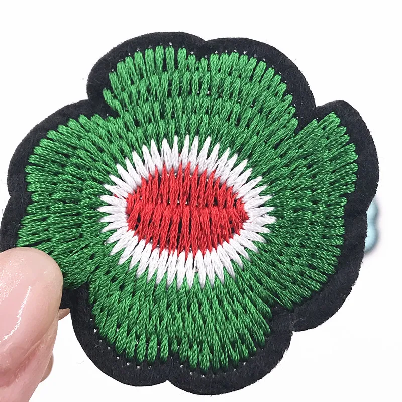 1 шт. Новое поступление розовый белый красный желтый цветочный значок вышитая