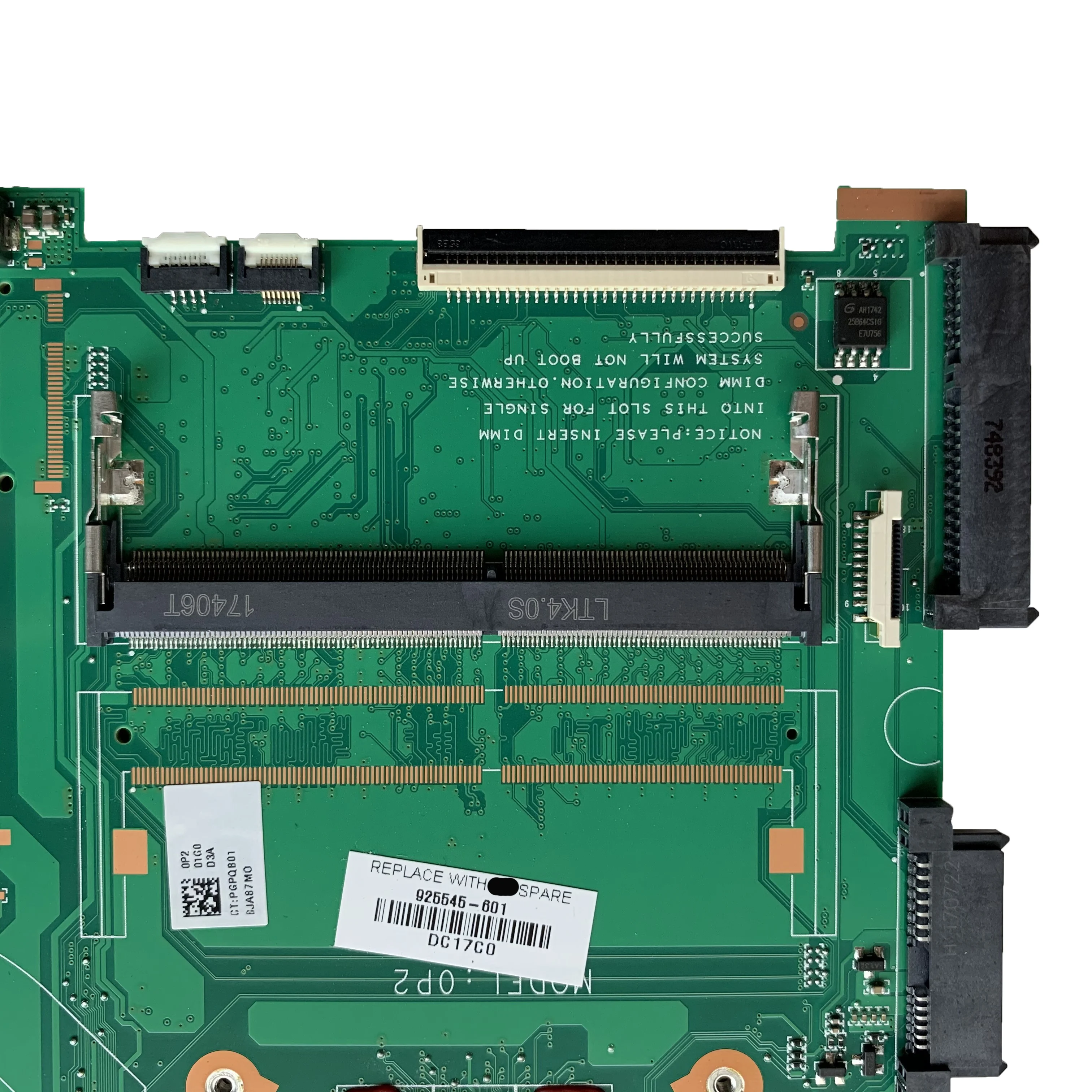 Материнская плата для ноутбука HP 14-BW 245 G6 DA00P2MB6D1 925545-601 925545-001 с E2-9000 CPU | Компьютеры и