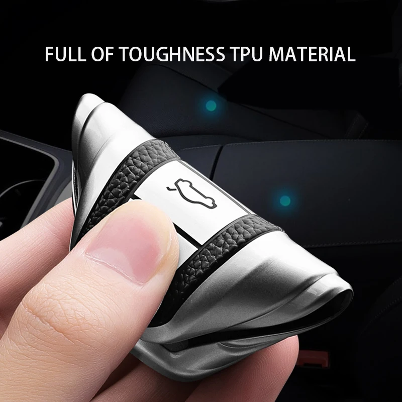 Кожаный ТПУ чехол для Audi A3 A4 B9 A6 C8 A7 S7 4K A8 D5 S8 Q7 Q8 SQ8 E-tron 2018 2019 2020 аксессуары - купить