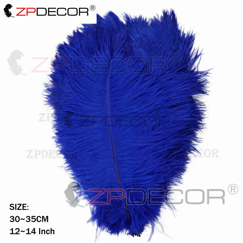 ZPDECOR натуральное высококачественное страусиное перо 30 35 см/12 14 дюймов для