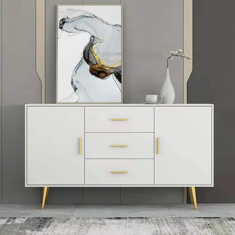 

Louis Fashion Luxury Sideboard Living Room White Lockers
