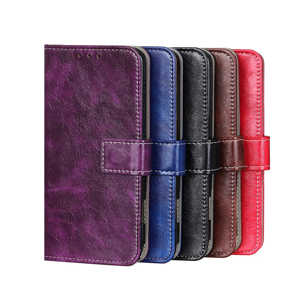 

Solid Color Vintage Flip Leather Phone Case For OPPO RENO 3 4 5 5F 5Z Youth PRO PLUS LITE ACE 2 Bracket Card Holder Wallet Cases