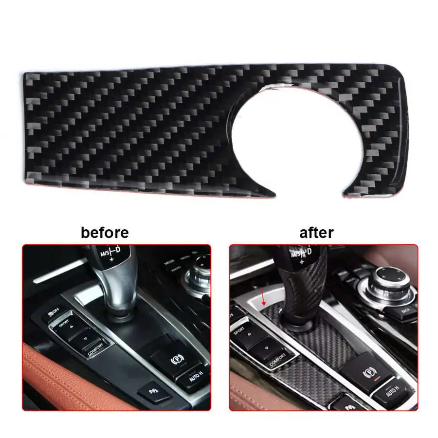 Ручка переключения передач Базовая накладка мягкий чехол из углеродного волокна