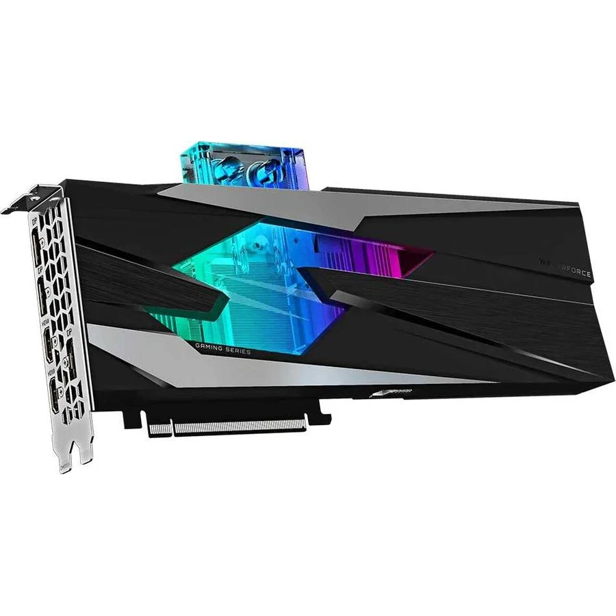 Видеокарта Gigabyte NVIDIA GeForce RTX 3080 GV-N3080GAMINGOC WB-10GD 2.0 LHR 10ГБ GDDR6X OC Ret |