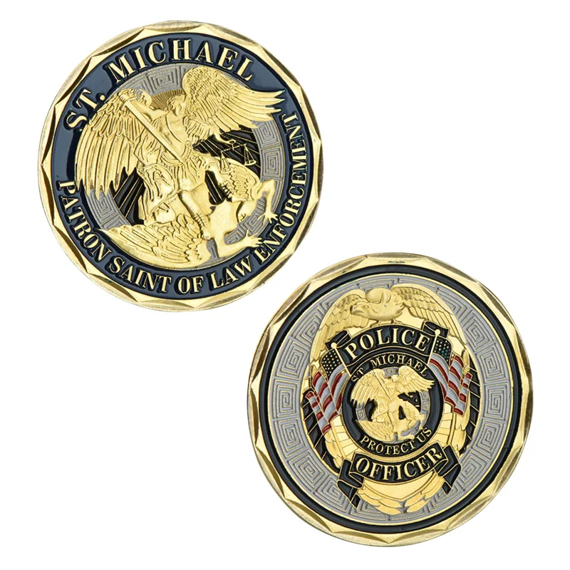 WR St. Майкл полика офисные коллекционные монеты патрон Саин полиция Офисная копия