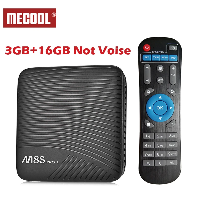 M8S PRO L 3G-16G Mecool M8S PRO L Smart tv Box Android 7,1 S912 3 ГБ ОЗУ 16 Гб ПЗУ 4K 3D 1080P телеприставка IP tv Box - Цвет: M8S PRO L 3G-16G