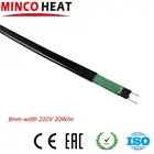 8 мм 20 Втм может использоваться внутри труб с саморегулирующимся кабелем для замораживания нагревательный кабель для защиты от замерзанияполистерола) раскаленной проволкой, для размораживания, а также таяния снега и т. д.