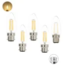 С регулируемой яркостью B22 светодиодный люстра Свеча светильник лампочка накаливания теплый белый свет, низкое потребление энергии, энергосбережение, для бара Вечеринка украсить