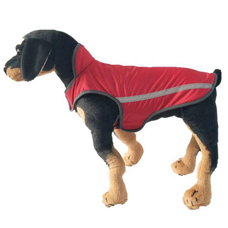 Водонепроницаемое зимнее пальто для собак теплая куртка жилет одежда домашних