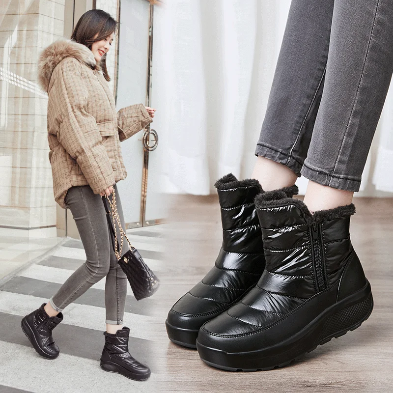 Женские зимние ботинки водонепроницаемые женские походные ботильоны теплые
