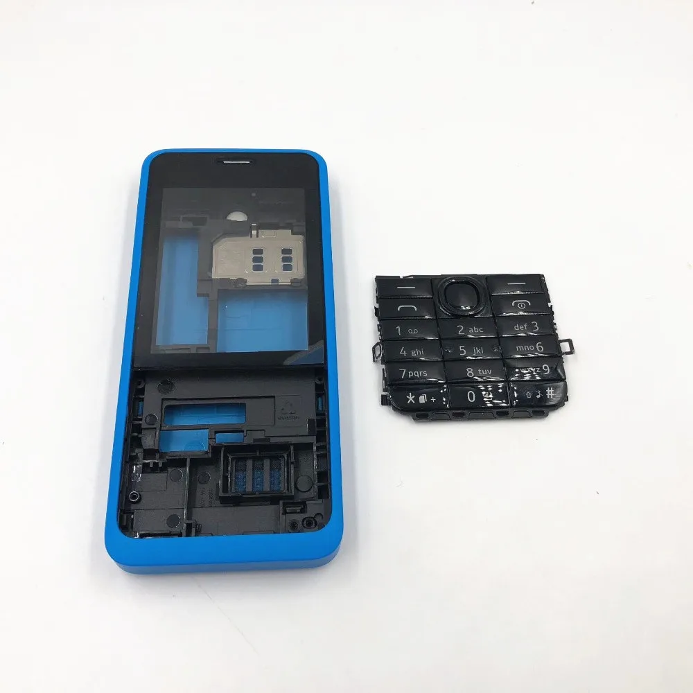 Полный корпус для Nokia Asha 301 n301 версия с двумя картами + клавиатура крышка